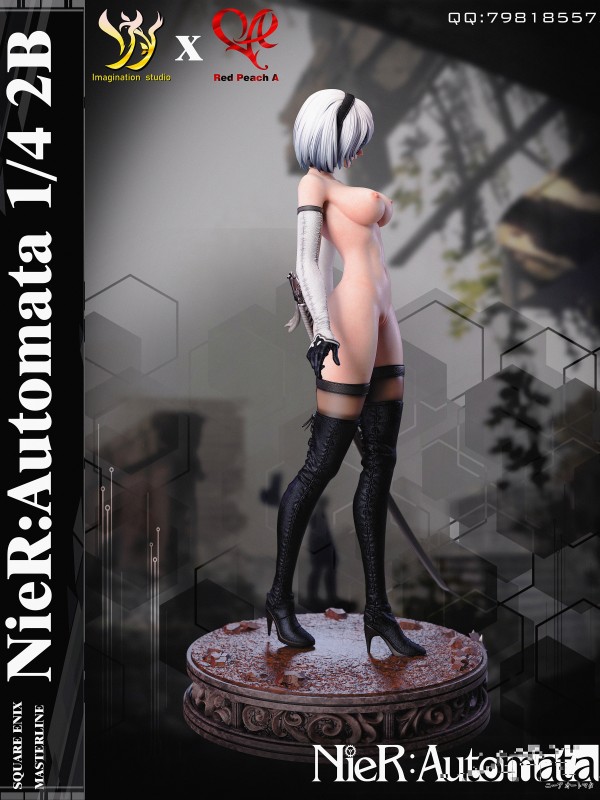 Imagination studio X Red Peach A NieR:Automata 2B Hot Sexy 1/4 Statue
